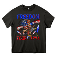 Asphalt freedom born to be free tour 1776 Heavy Core Tee - texasbilliewilder