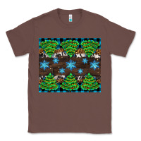 Chestnut Christmas tree with snow Classic Tee - AdoDesignShop