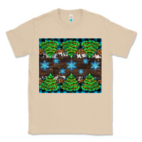 Mushroom Christmas tree with snow Classic Tee - AdoDesignShop