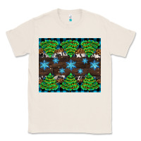 Natural Christmas tree with snow Classic Tee - AdoDesignShop
