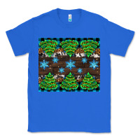 True Royal Christmas tree with snow Classic Tee - AdoDesignShop