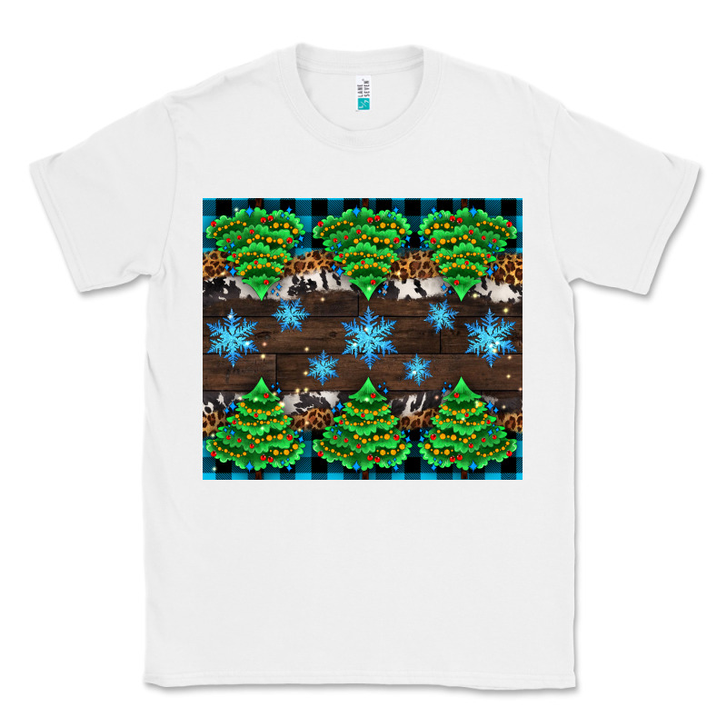 Christmas Tree With Snow Classic Tee by AdoDesignShop | Teevron