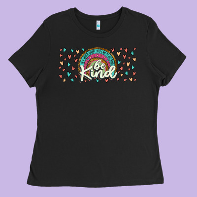 Be Kind Ladies Tee Designed By Jahusdesignshop