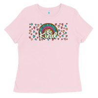 Bubblegum Pink be kind Ladies Tee - JahusDesignShop