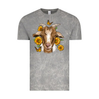 Cloud Rock sunflower goat Vintage Tee - Jasminsmagicworld