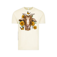 Vintage Arctic sunflower goat Vintage Tee - Jasminsmagicworld