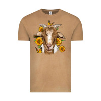 Vintage Camel sunflower goat Vintage Tee - Jasminsmagicworld