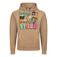 Vintage Coffee im trying but im very tired Vintage Hoodie - Artiststas