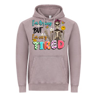 Vintage Zinc im trying but im very tired Vintage Hoodie - Artiststas