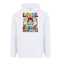 Level 100 Days Of School Completed Heavyweight Hoodie | Teevron
