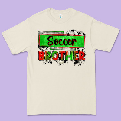 Soccer Brother Premium Tee Designed By Zillion Design Studio