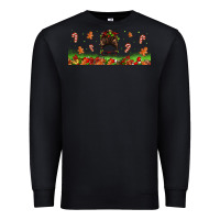 Black christmas mama messy bun Premium Sweatshirt - Jasminsmagicworld