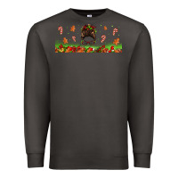 Smoke christmas mama messy bun Premium Sweatshirt - Jasminsmagicworld