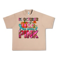 Burro in october we wear pink with pumpkins Urban Heavy Tee - AdoDesignShop