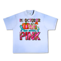 Grape Ice in october we wear pink with pumpkins Urban Heavy Tee - AdoDesignShop