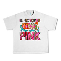 Lunar Rock in october we wear pink with pumpkins Urban Heavy Tee - AdoDesignShop