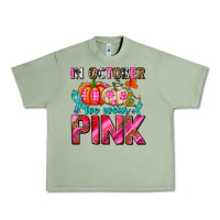 Oil Green in october we wear pink with pumpkins Urban Heavy Tee - AdoDesignShop