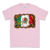 Bubblegum Pink Christmas lights Mexican flag Classic Tee - Jasminsmagicworld