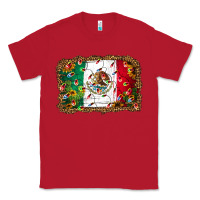 Red Christmas lights Mexican flag Classic Tee - Jasminsmagicworld