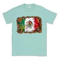 Seafoam Christmas lights Mexican flag Classic Tee - Jasminsmagicworld