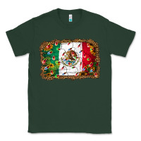 Sports Green Christmas lights Mexican flag Classic Tee - Jasminsmagicworld