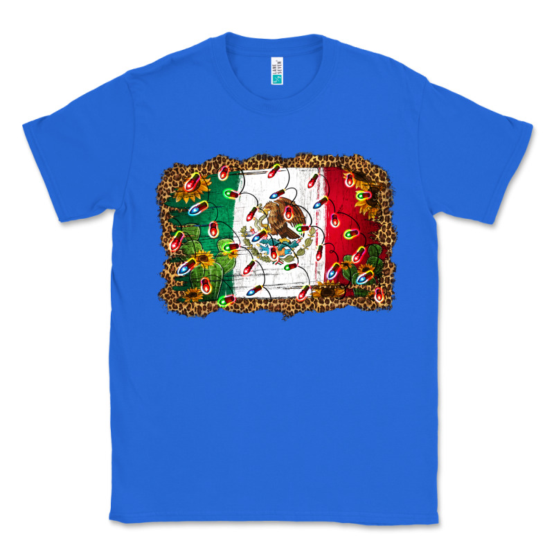 Christmas Lights Mexican Flag Classic Tee by Jasminsmagicworld | Teevron