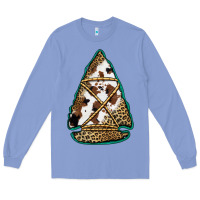 Cowhide Leopard Arrowhead Long Sleeve Tee | Teevron