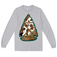 Moon Dust cowhide leopard arrowhead Long Sleeve Tee - Jasminsmagicworld