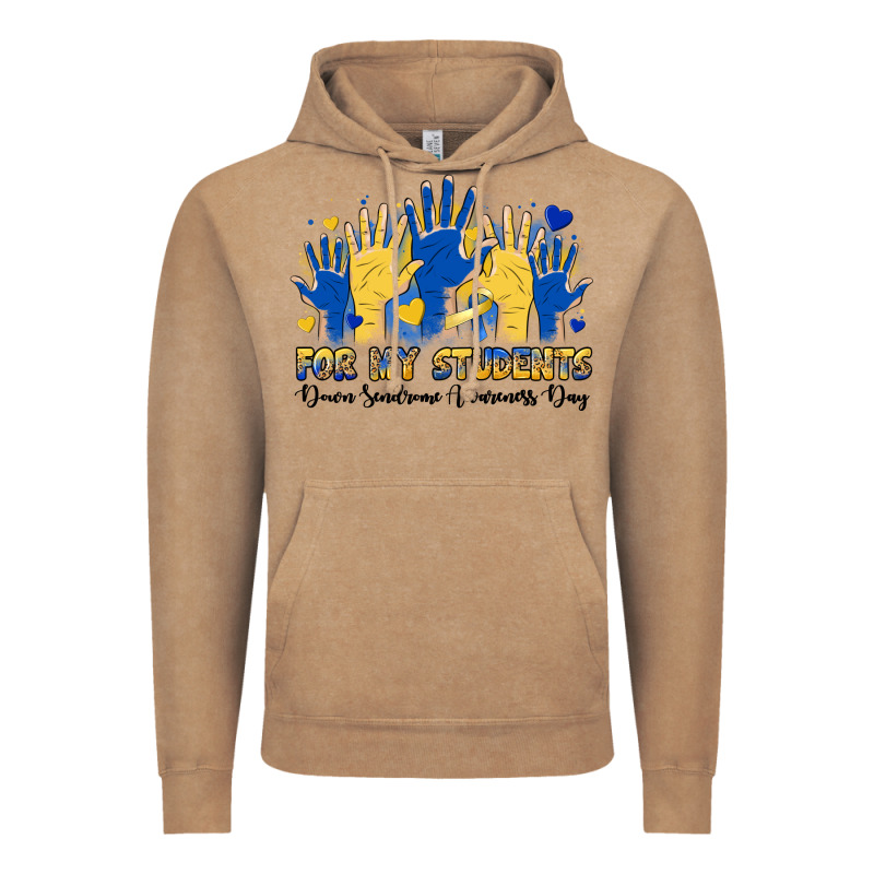 For My Students Down Sendrome Awareness Day Vintage Hoodie by Artiststas | Teevron