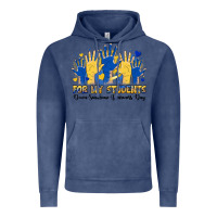Vintage Denim for my students down sendrome awareness day Vintage Hoodie - Artiststas