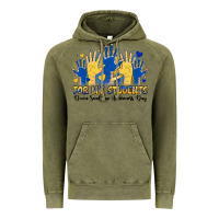 Vintage Olive for my students down sendrome awareness day Vintage Hoodie - Artiststas