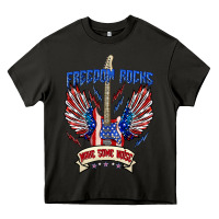 Asphalt freedom rocks make some noise Heavy Core Tee - texasbilliewilder