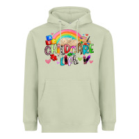 Matcha childcare life Heavyweight Hoodie - Artiststas
