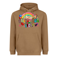 Toasted Coconut childcare life Heavyweight Hoodie - Artiststas