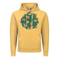 Vintage Mustard christmas gingerbread cookies patch Vintage Hoodie - BundleAndBundleShop