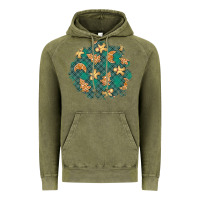 Vintage Olive christmas gingerbread cookies patch Vintage Hoodie - BundleAndBundleShop