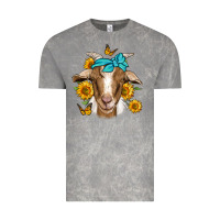 Cloud Rock sunflower bandana goat Vintage Tee - Jasminsmagicworld