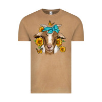 Vintage Camel sunflower bandana goat Vintage Tee - Jasminsmagicworld