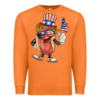 Carrot 4th of july hot dog Premium Sweatshirt - BarkalooDesign