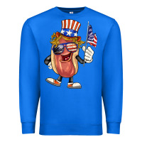 True Royal 4th of july hot dog Premium Sweatshirt - BarkalooDesign