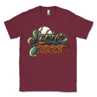 Burgundy senior 2023 baseball Classic Tee - NancyCooperArtShop
