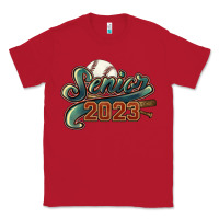 Red senior 2023 baseball Classic Tee - NancyCooperArtShop
