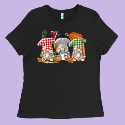 Bakery Gnomes Ladies Tee Designed By Zillion Design Studio