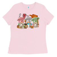 Bubblegum Pink bakery gnomes Ladies Tee - Zillion Design Studio