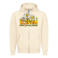 Sandshell bloom where you are planted Zipper Hoodie - NancyCooperArtShop