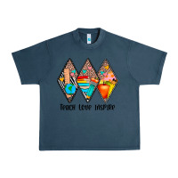 Midnight Navy teach love inspire Urban Heavy Tee - JahusDesignShop