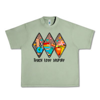 Oil Green teach love inspire Urban Heavy Tee - JahusDesignShop