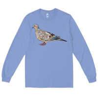 Colony Blue American Dove Long Sleeve Tee - LillyAllenDesigns
