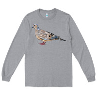 Heather Grey American Dove Long Sleeve Tee - LillyAllenDesigns