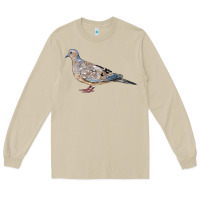 Mushroom American Dove Long Sleeve Tee - LillyAllenDesigns